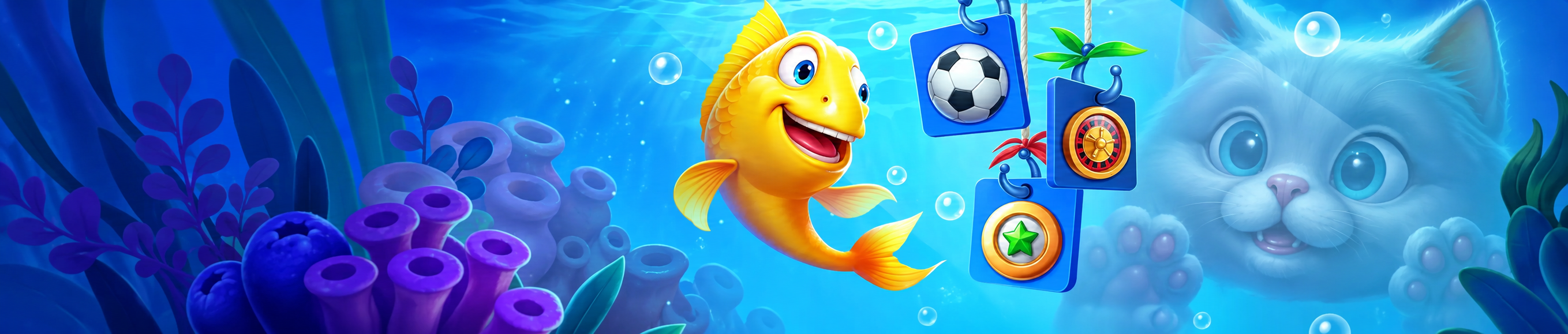 Main promotional banner of the Spinfin website